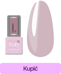 Lakier hybrydowy TUFI profi PREMIUM Flamingo 12 Sakura 8ml